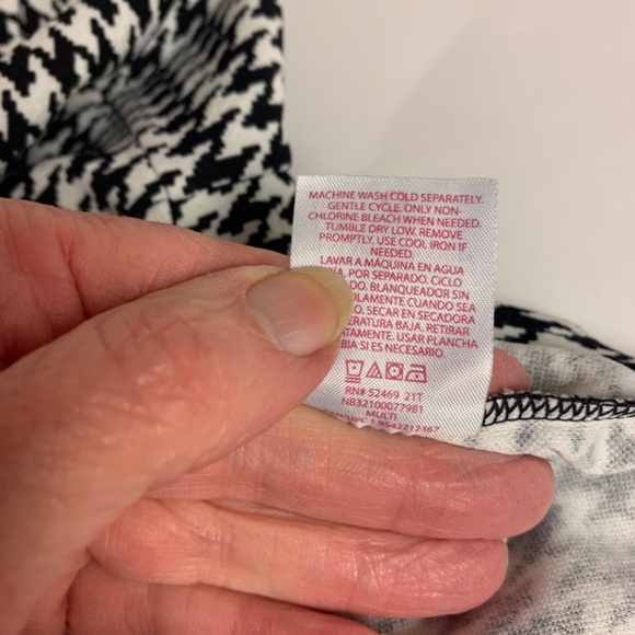 No Boundaries romper SZ M(7-9) houndstooth skort mini clueless 90’s causal - Picture 6 of 10